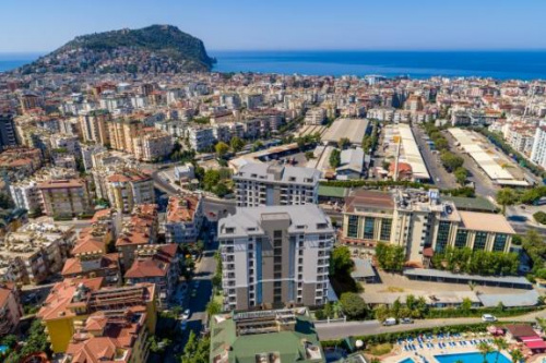 Royal towers in the center of Alanya