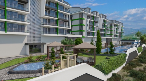 New investment project in Alanya, 100 m to the sea