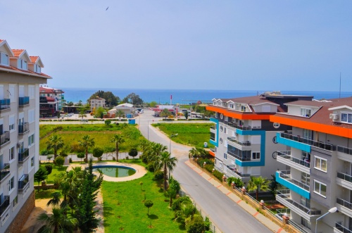 Cozy 3 + 1 sea view apartment in Alanya