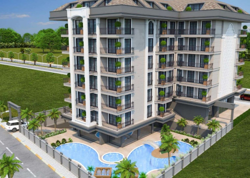 New apartments in the center of Alanya