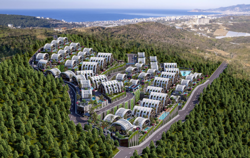 Super project with apartments 1+1,2+1 and 3+1 in Alanya, Kargicak
