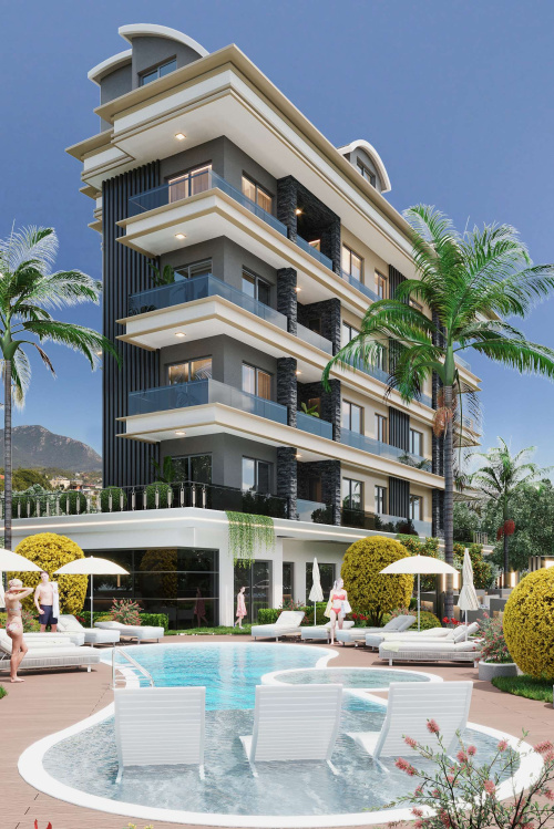 New house in Oba area, Alanya