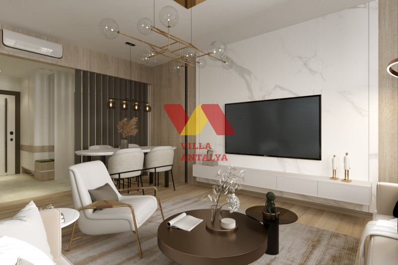 Новые квартиры в рассрочку в Анталии, 2+1. Фото 9