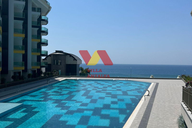 1+1 apartment with a sea view in Alanya, Kargıcak. Фото 17