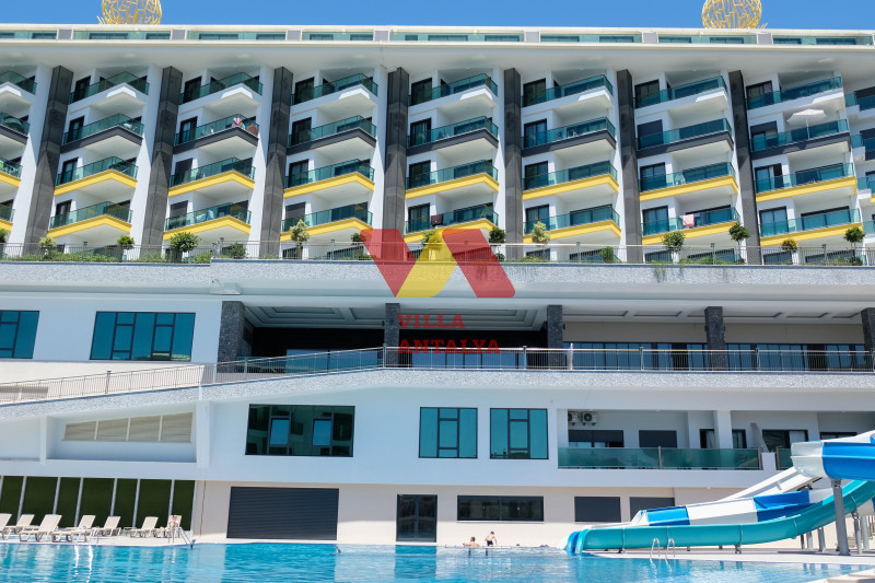 1+1 apartment with a sea view in Alanya, Kargıcak. Фото 20