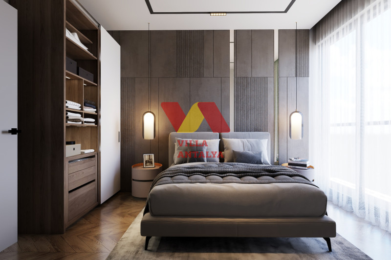 Новая квартира в открытом районе Анталии Коньялты, 1+1. Фото 12