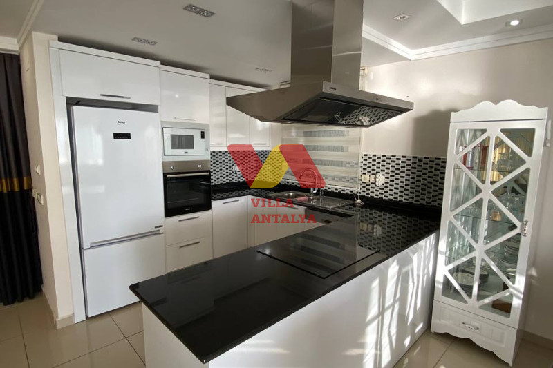 Дуплекс 4+1 с видом на море, Алания. Фото 4