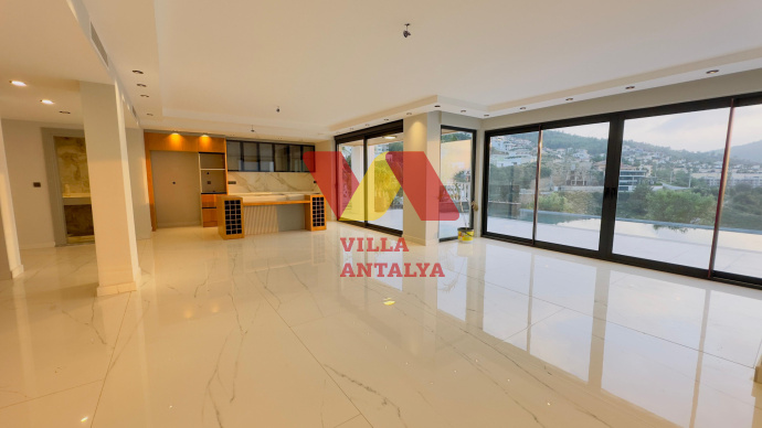 Snow-white 5+1 villa in Alanya, for citizenship