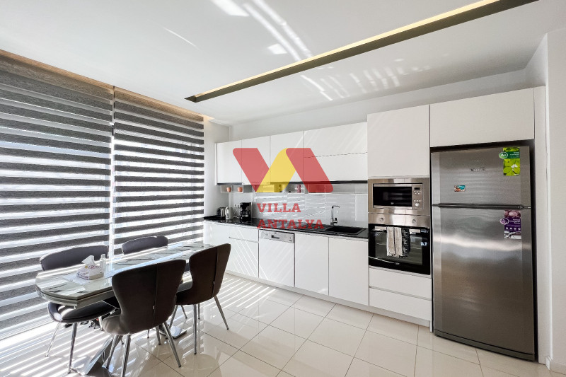 2+1 apartment 100 meters from the sea in Alanya with a residence permit. Фото 6