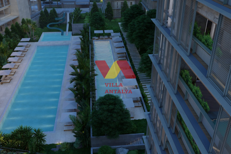 Элитные резиденции с бассейнами на балконе, 2+1. Фото 6