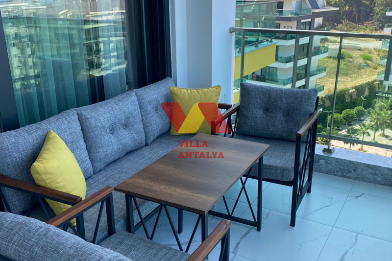 1+1 apartment with a sea view in Alanya, Kargıcak. Фото 35