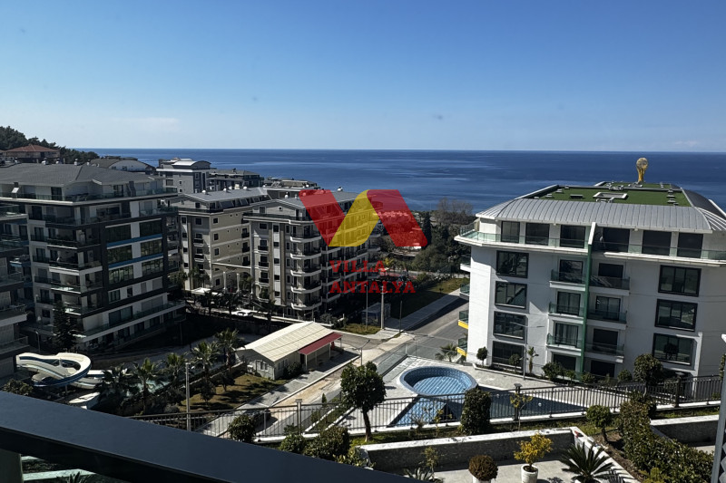 1+1 apartment with a sea view in Alanya, Kargıcak. Фото 45