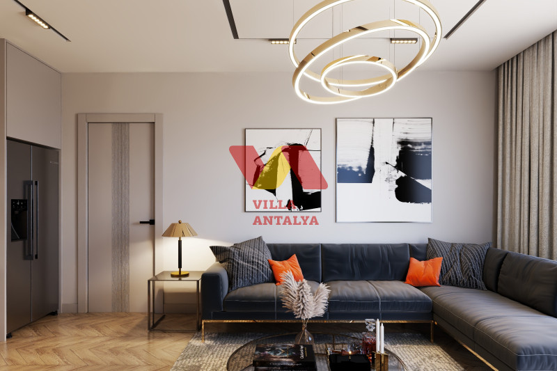 Новая квартира в открытом районе Анталии Коньялты, 1+1. Фото 10