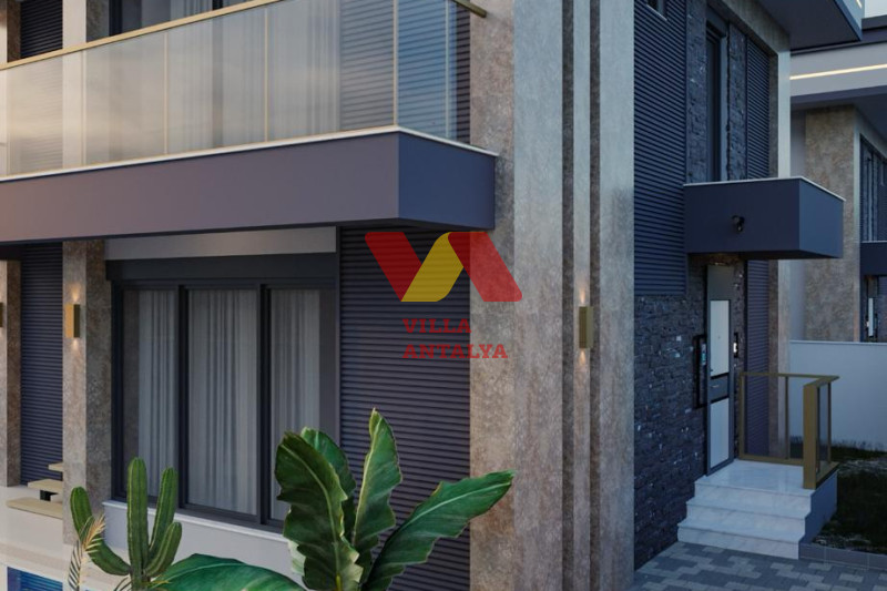 Новая вилла в Кемере под внж, 4+1. Фото 1