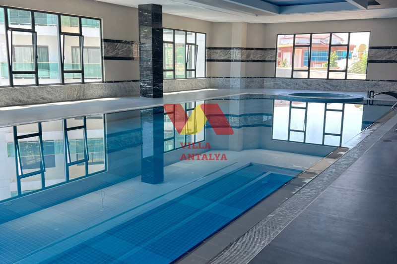 1+1 apartment with a sea view in Alanya, Kargıcak. Фото 11