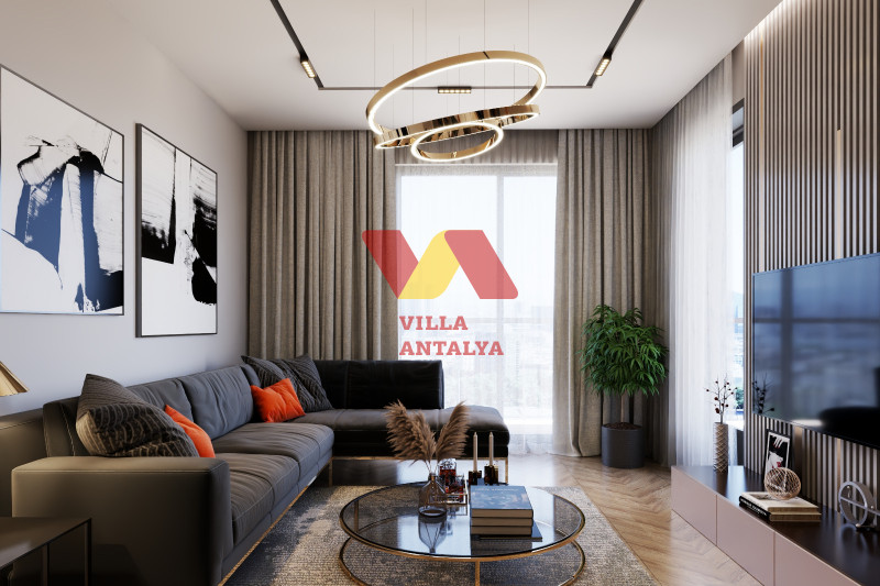 Новая квартира в открытом районе Анталии Коньялты, 1+1. Фото 9