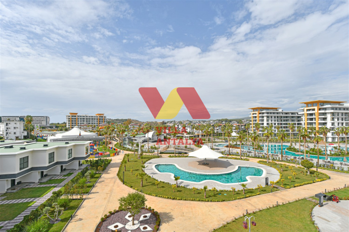 Новая квартира 2+1 в шикарном комплексе Алания, Тюрклер