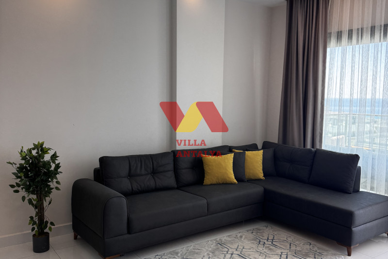 1+1 apartment with a sea view in Alanya, Kargıcak. Фото 29