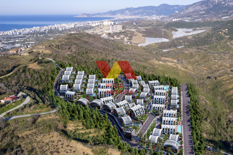 Super project with apartments 1+1,2+1 and 3+1 in Alanya, Kargicak. Фото 1