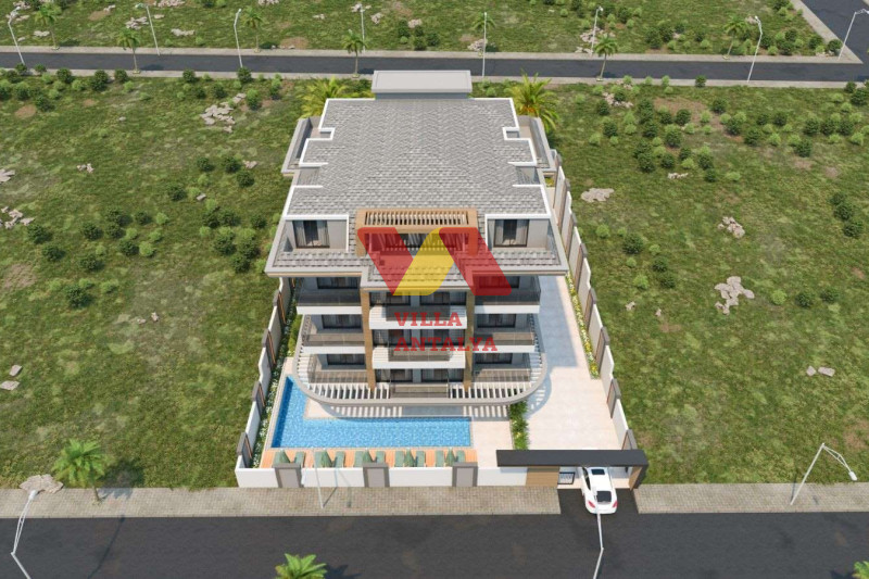 Новый дом в районе пляжа Клеопатра, Алания. Фото 9