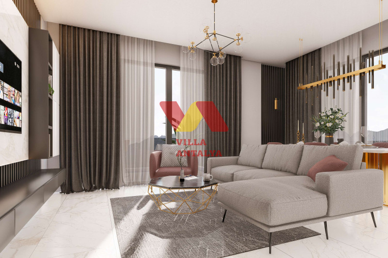 Новые квартиры 1+1,2+1 и 3+1 в центре Алании. Фото 13