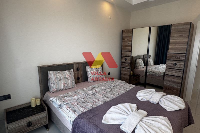 1+1 apartment with a sea view in Alanya, Kargıcak. Фото 44