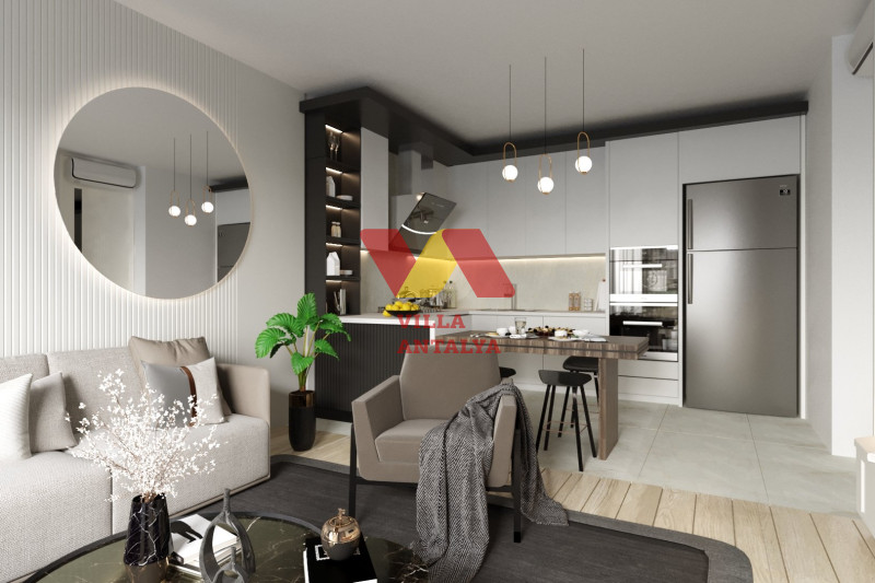 Новые квартиры в рассрочку в Анталии, 2+1. Фото 10