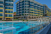1+1 apartment with a sea view in Alanya, Kargıcak. Фото 4