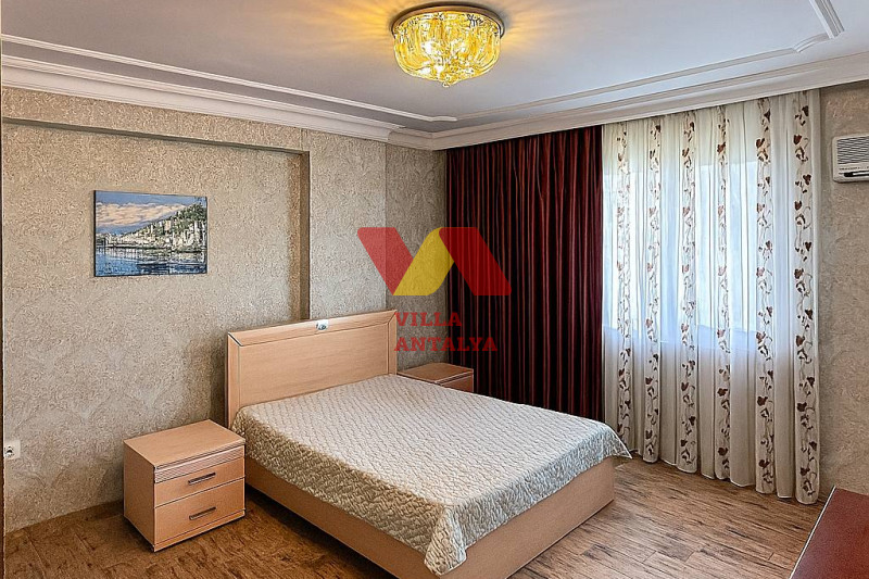 Квартира дуплекс 4+1 в Алании с видом на море. Фото 11