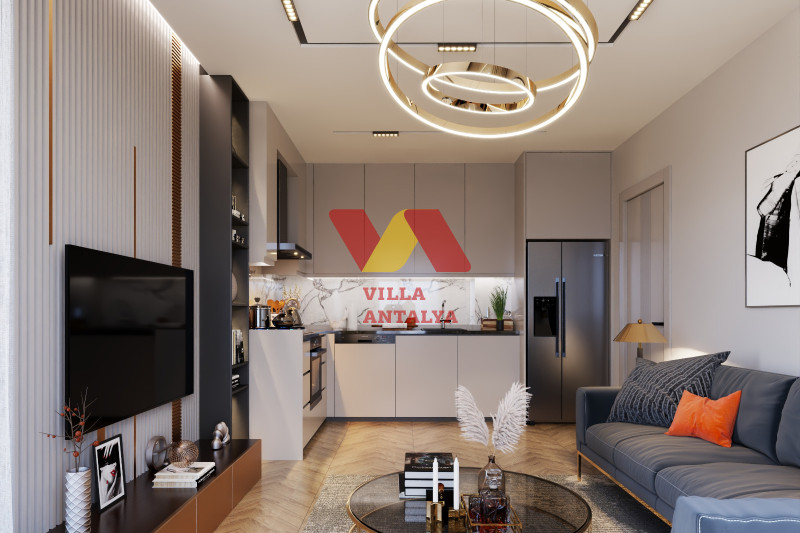 Новая квартира в открытом районе Анталии Коньялты, 1+1. Фото 6