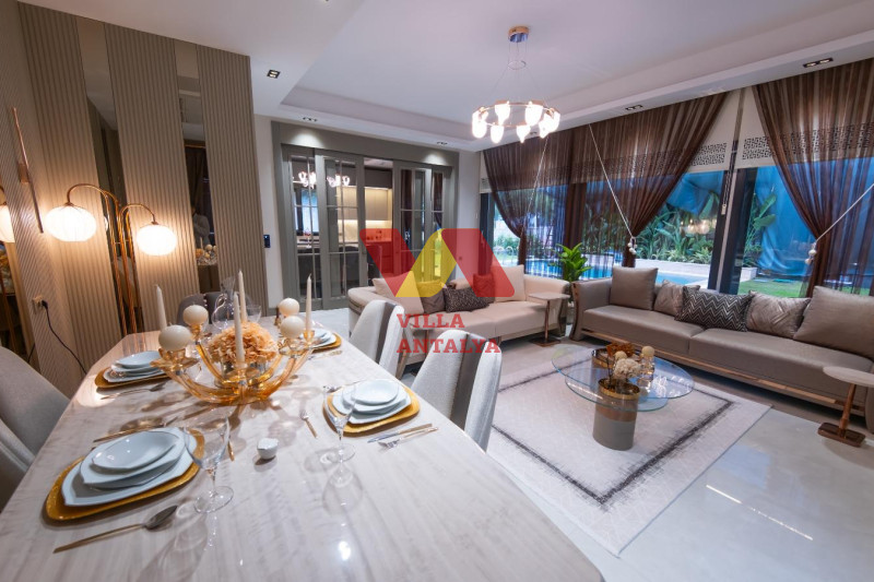 Luxury villas in Antalya (Altyntaş) with a pool and garden for citizenship. Фото 5