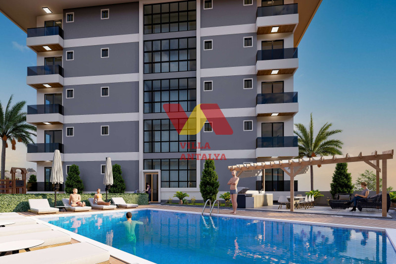 Новые квартиры 1+1,2+1 и 3+1 в центре Алании. Фото 2