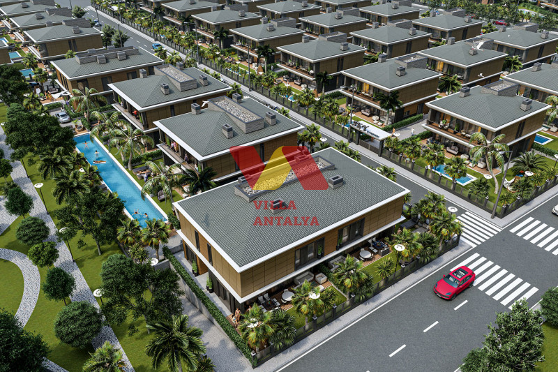 Современная вилла класса люкс в Анталии, 4+1. Фото 1