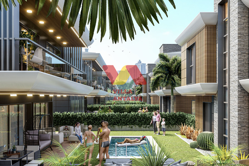 Luxury villas in Antalya (Altyntaş) with a pool and garden for citizenship. Фото 3