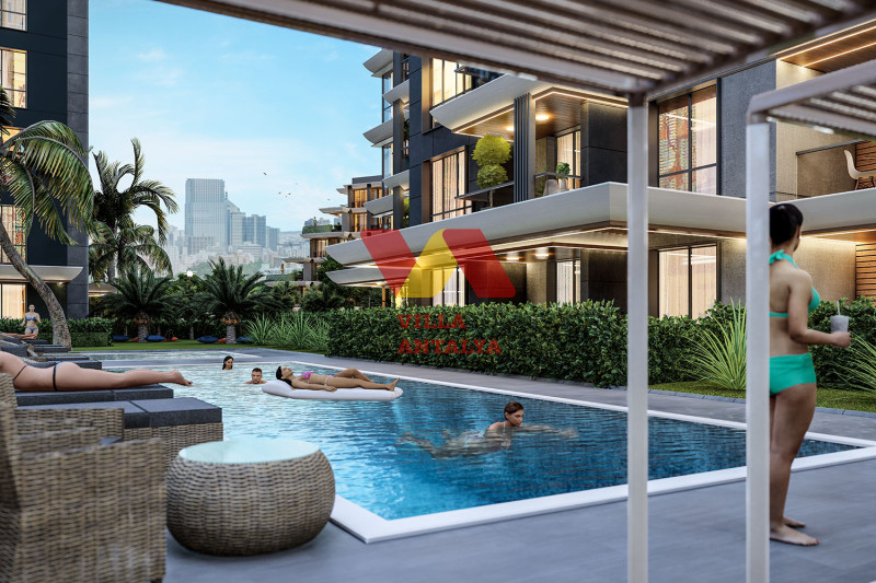 Современная квартира в Алтынташе, Анталия. Фото 4